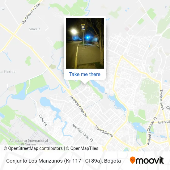 Mapa de Conjunto Los Manzanos (Kr 117 - Cl 89a)