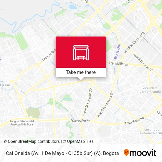 Cai Oneida (Av. 1 De Mayo - Cl 35b Sur) (A) map