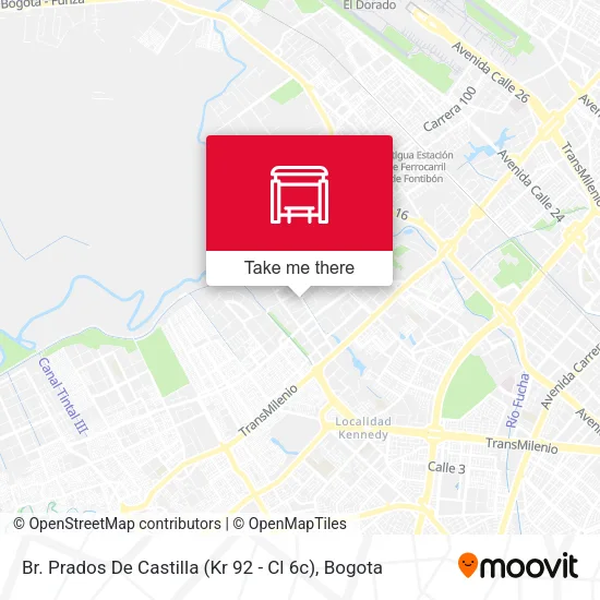 Mapa de Br. Prados De Castilla (Kr 92 - Cl 6c)