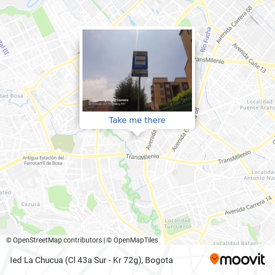 Mapa de Ied La Chucua (Cl 43a Sur - Kr 72g)