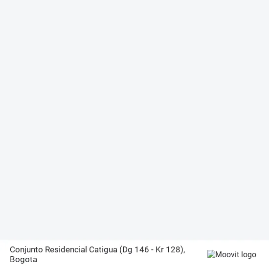 Mapa de Conjunto Residencial Catigua (Dg 146 - Kr 128)