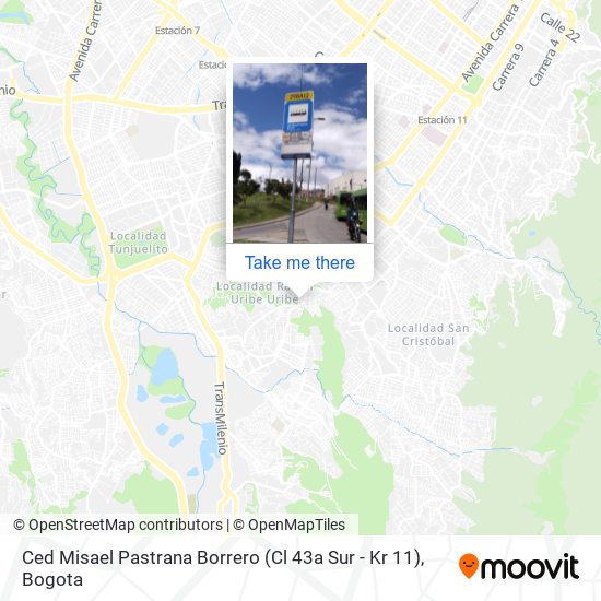 Ced Misael Pastrana Borrero (Cl 43a Sur - Kr 11) map