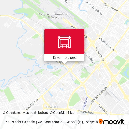 Mapa de Br. Prado Grande (Av. Centenario - Kr 89) (B)