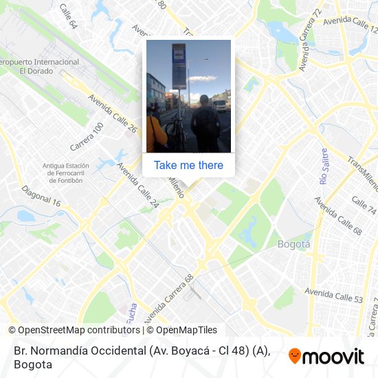 Br. Normandía Occidental (Av. Boyacá - Cl 48) (A) map