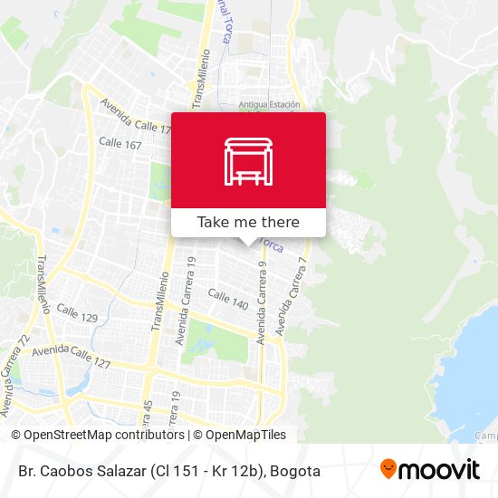 Br. Caobos Salazar (Cl 151 - Kr 12b) map