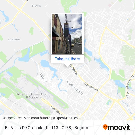 Br. Villas De Granada (Kr 113 - Cl 78) map