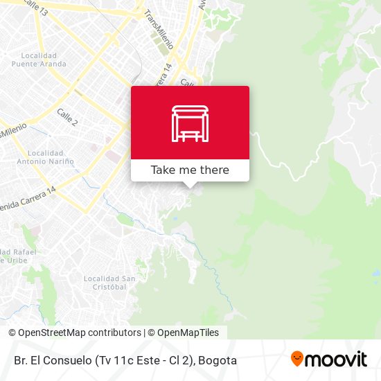 Br. El Consuelo (Tv 11c Este - Cl 2) map