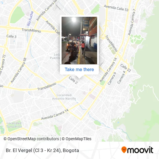 Mapa de Br. El Vergel (Cl 3 - Kr 24)