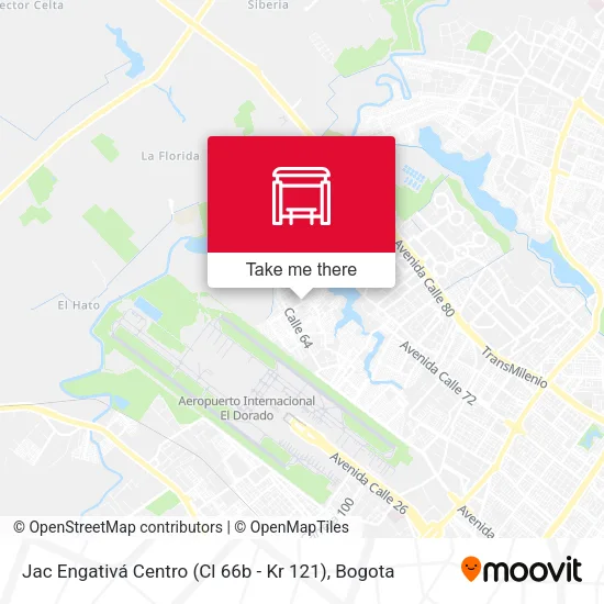 Mapa de Jac Engativá Centro (Cl 66b - Kr 121)