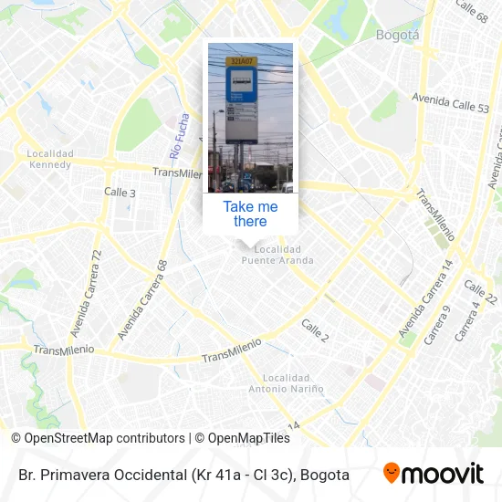 Br. Primavera Occidental (Kr 41a - Cl 3c) map