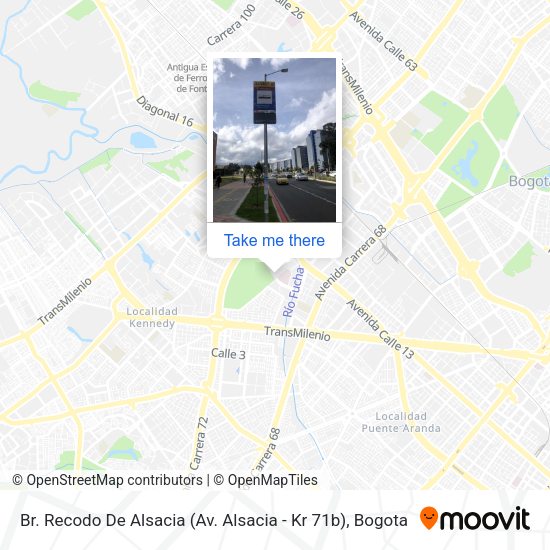 Br. Recodo De Alsacia (Av. Alsacia - Kr 71b) map