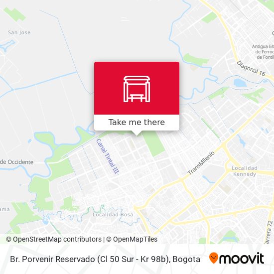 Br. Porvenir Reservado (Cl 50 Sur - Kr 98b) map