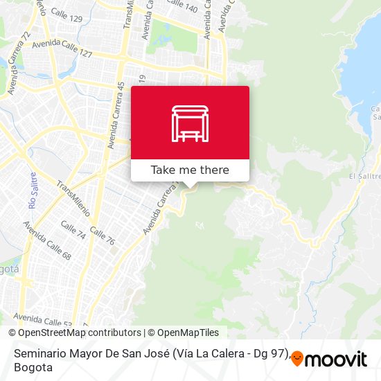 Seminario Mayor De San José (Vía La Calera - Dg 97) map