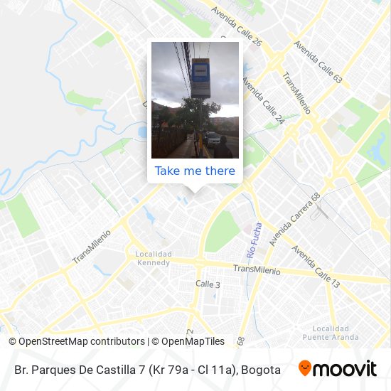 Mapa de Br. Parques De Castilla 7 (Kr 79a - Cl 11a)