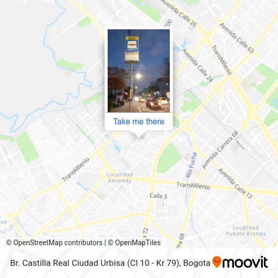 Br. Castilla Real Ciudad Urbisa (Cl 10 - Kr 79) map