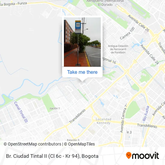 Mapa de Br. Ciudad Tintal II (Cl 6c - Kr 94)