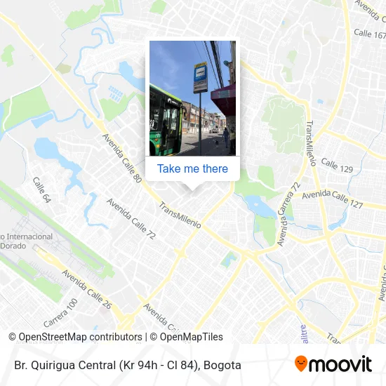 Mapa de Br. Quirigua Central (Kr 94h - Cl 84)