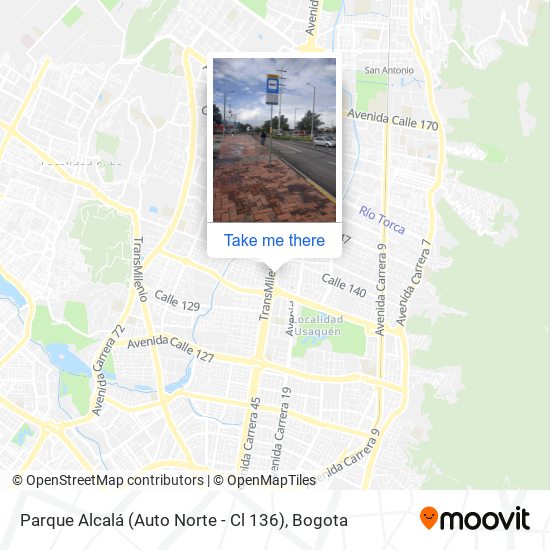 Mapa de Parque Alcalá (Auto Norte - Cl 136)