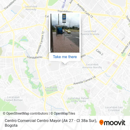 Centro Comercial Centro Mayor (Ak 27 - Cl 38a Sur) map