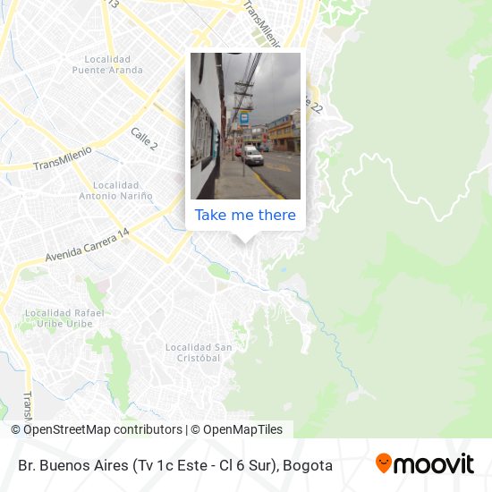 Br. Buenos Aires (Tv 1c Este - Cl 6 Sur) map