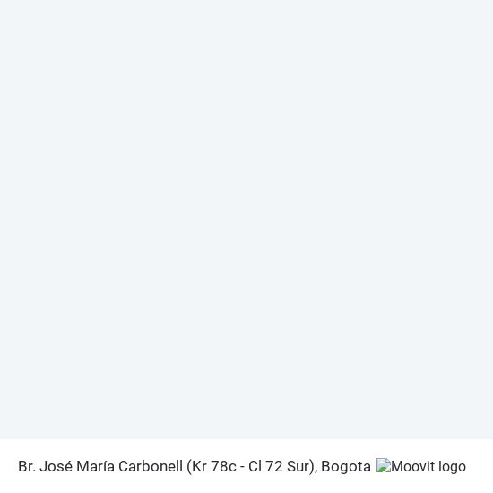 Mapa de Br. José María Carbonell (Kr 78c - Cl 72 Sur)