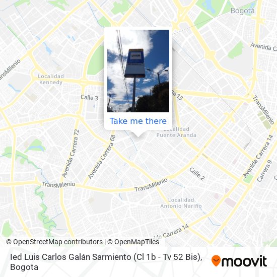 Ied Luis Carlos Galán Sarmiento (Cl 1b - Tv 52 Bis) map