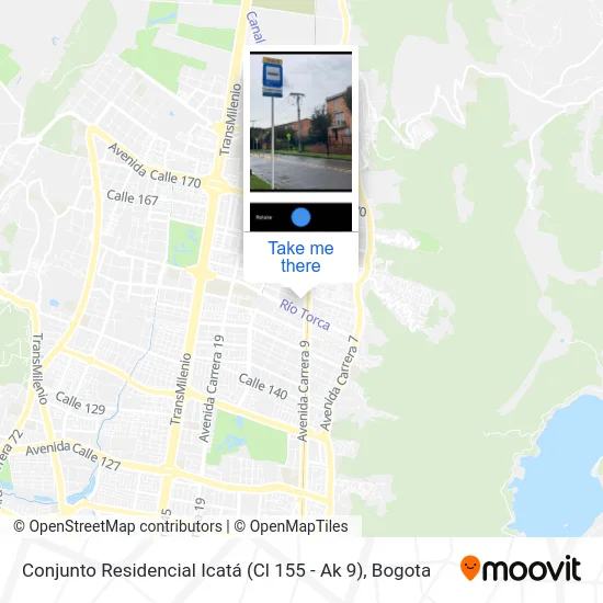 Conjunto Residencial Icatá (Cl 155 - Ak 9) map