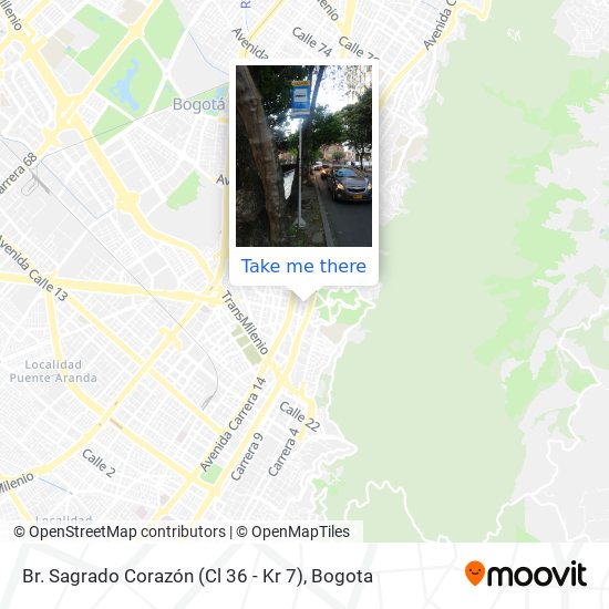 Br. Sagrado Corazón (Cl 36 - Kr 7) map