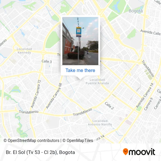 Br. El Sol (Tv 53 - Cl 2b) map