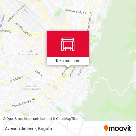 Mapa de Avenida Jiménez