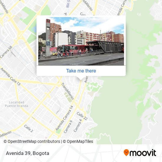 Avenida 39 map