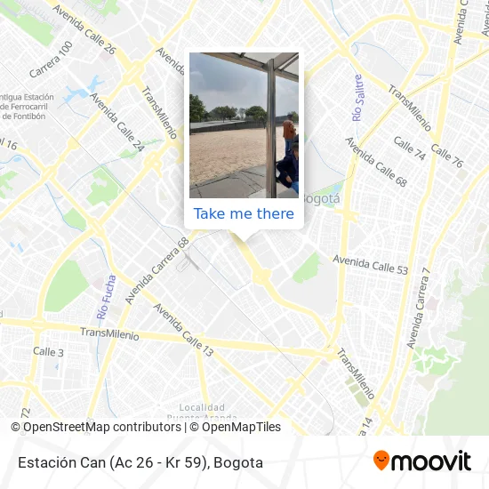 Mapa de Estación Can (Ac 26 - Kr 59)