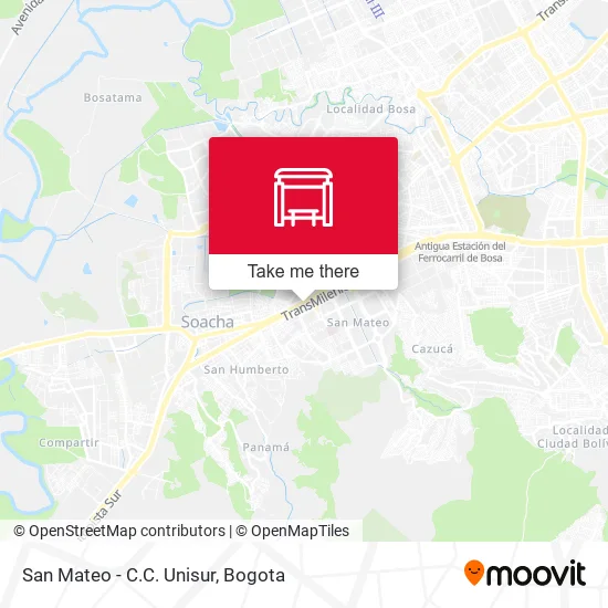 Mapa de San Mateo - C.C. Unisur