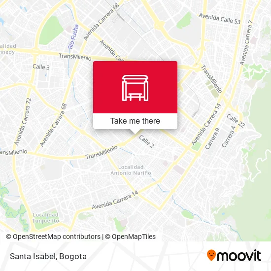 Santa Isabel map
