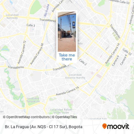 Br. La Fragua (Av. NQS - Cl 17 Sur) map