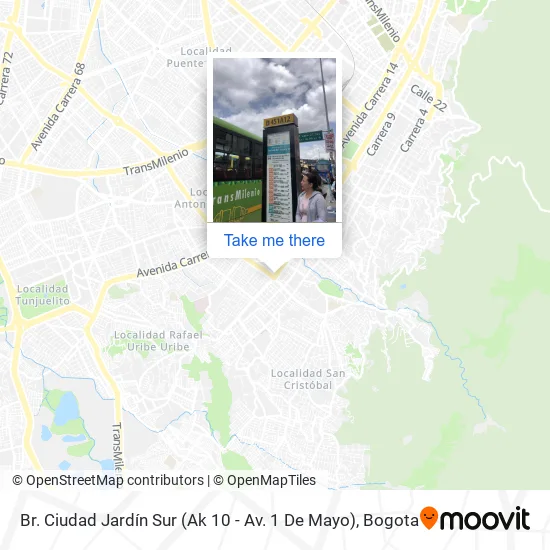 Br. Ciudad Jardín Sur (Ak 10 - Av. 1 De Mayo) map