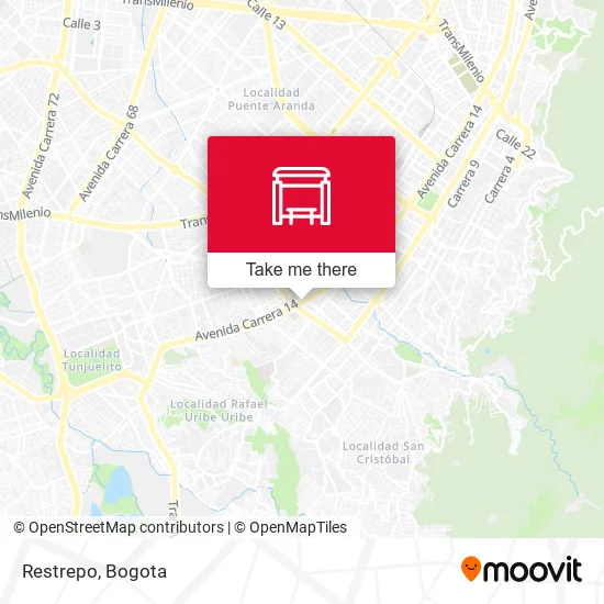 Mapa de Restrepo