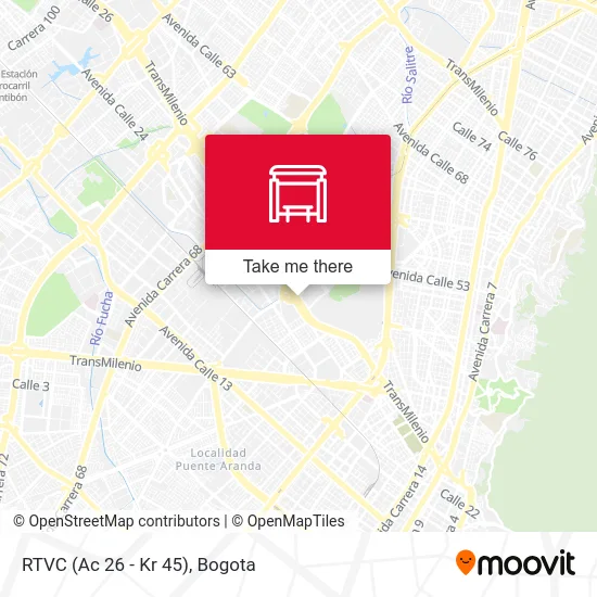 RTVC (Ac 26 - Kr 45) map