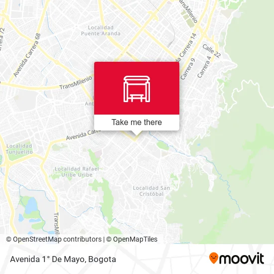 Avenida 1° De Mayo map