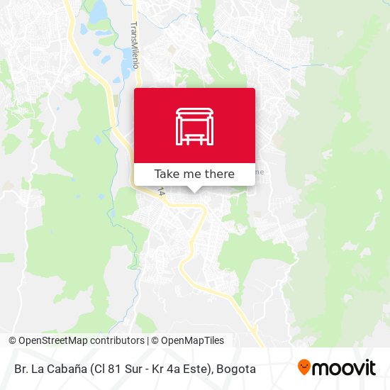 Br. La Cabaña (Cl 81 Sur - Kr 4a Este) map