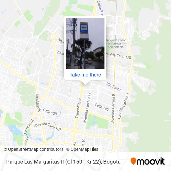 Parque Las Margaritas II (Cl 150 - Kr 22) map