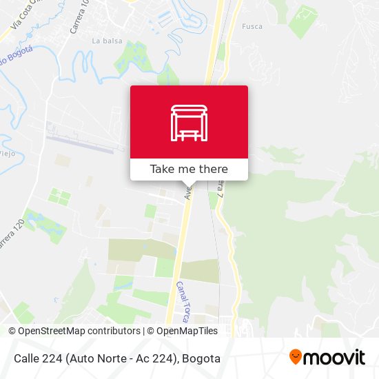 Mapa de Calle 224 (Auto Norte - Ac 224)