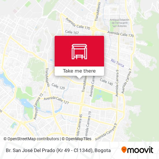 Br. San José Del Prado (Kr 49 - Cl 134d) map