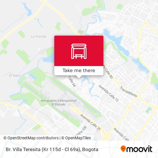 Mapa de Br. Villa Teresita (Kr 115d - Cl 69a)