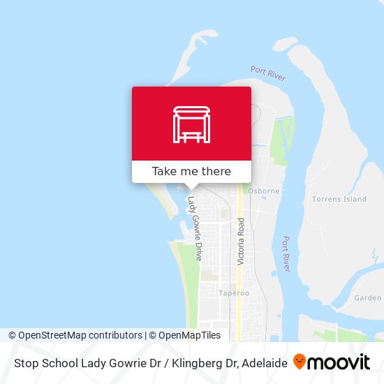Stop School Lady Gowrie Dr / Klingberg Dr map