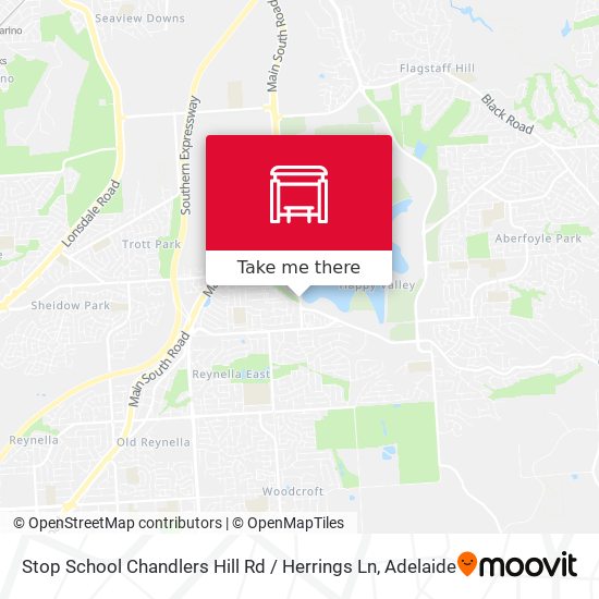 Stop School Chandlers Hill Rd / Herrings Ln map