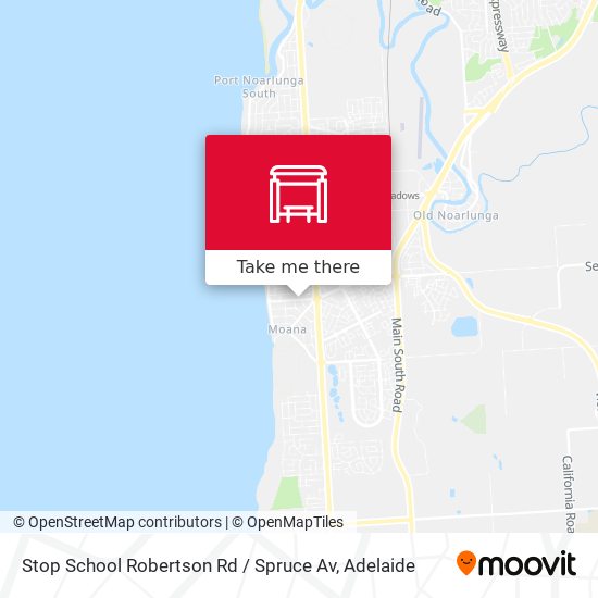 Stop School Robertson Rd / Spruce Av map