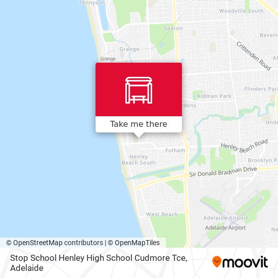 Stop School Henley High School Cudmore Tce map