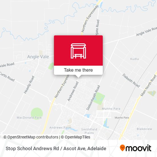 Stop School Andrews Rd / Ascot Ave map