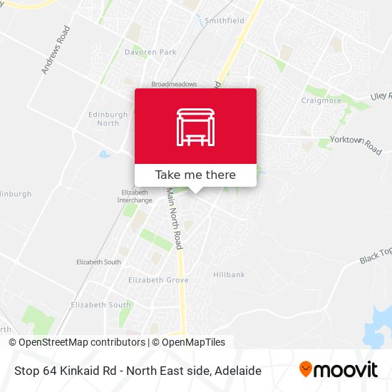 Mapa Stop 64 Kinkaid Rd - North East side